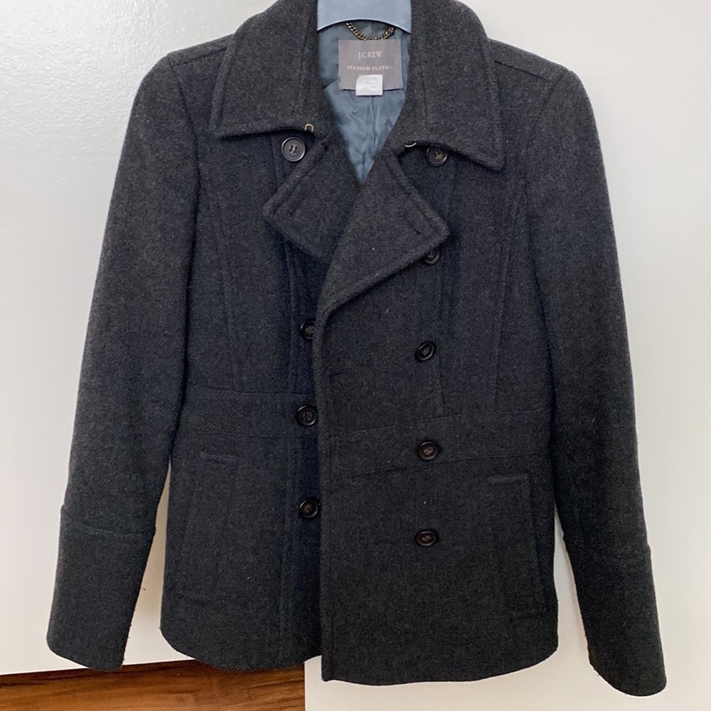 J. Crew Stadium Cloth by Nello Gori peacot
